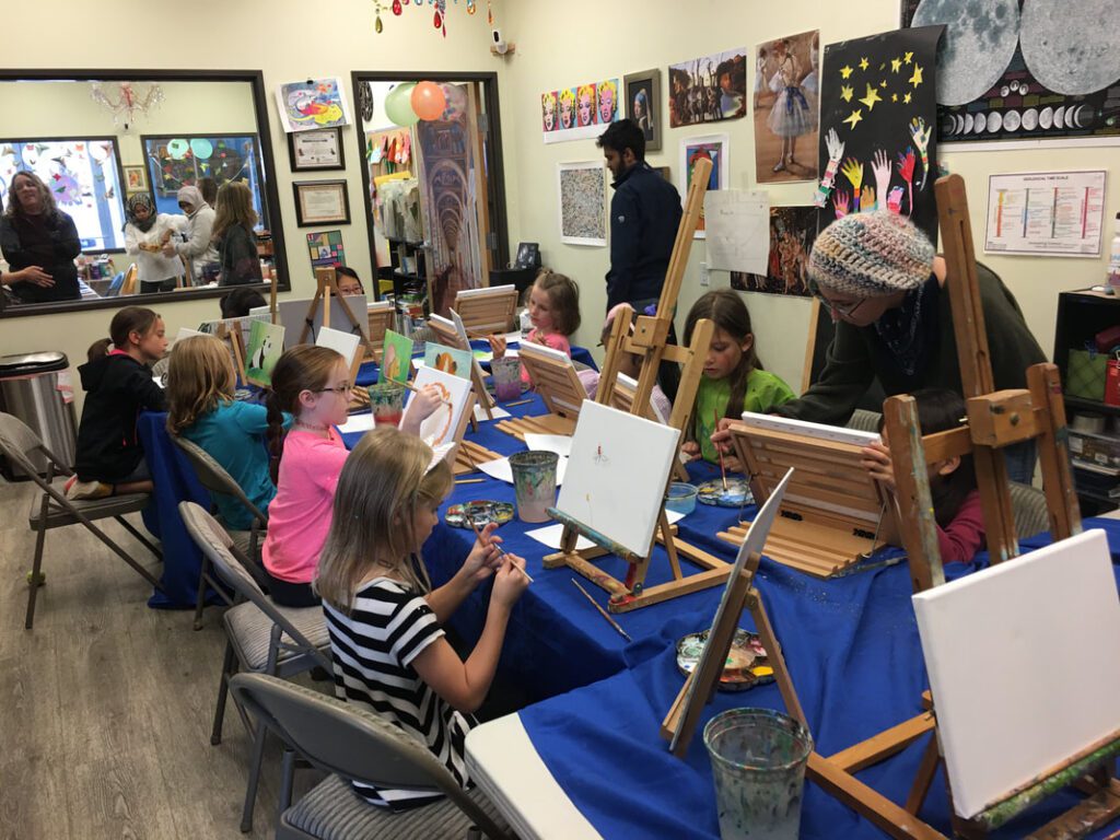 Monday afternoon art class for 7 - 10 year olds — Gloworm Studios