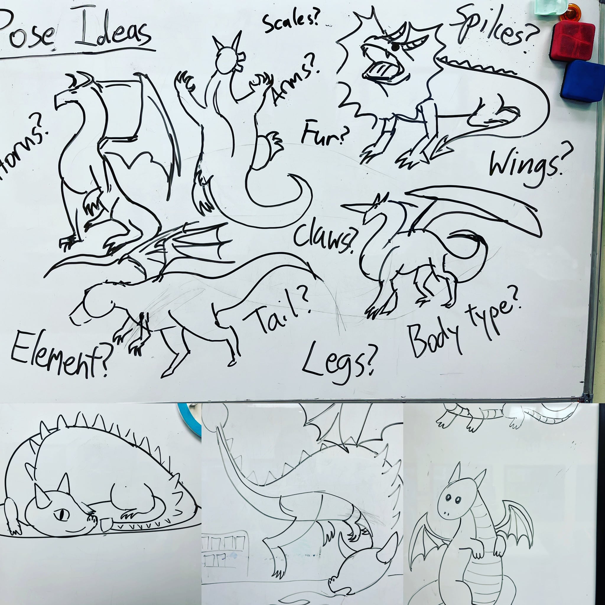 Dragon Drawing Ideas » How to draw a Dragon